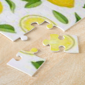 Lemon Jigzaag Puzzle Legpuzzel (Zijkant)