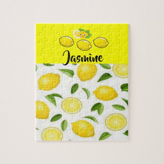 Lemon Jigzaag Puzzle Legpuzzel (Verticaal)