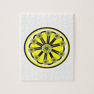 Lemon Jigzaag Puzzle Legpuzzel