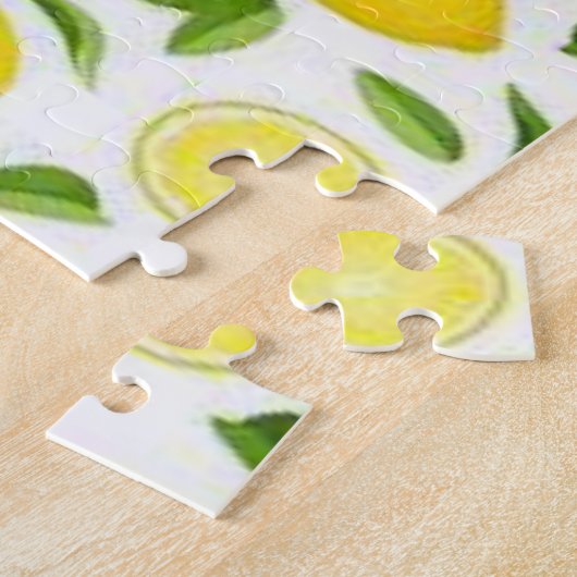 Lemon Jigzaag Puzzle Legpuzzel (Zijkant)