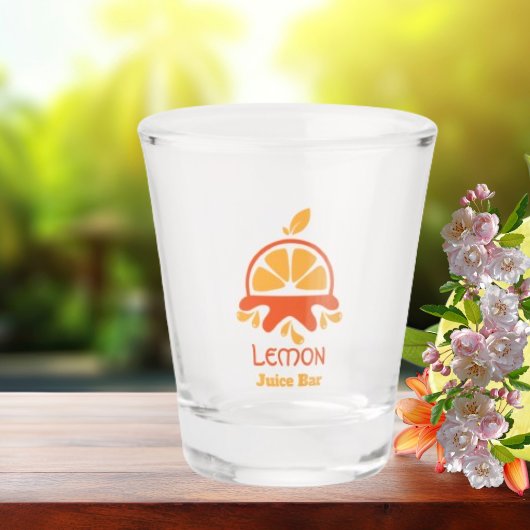 Lemon Juice Bar Shot Glass Glas