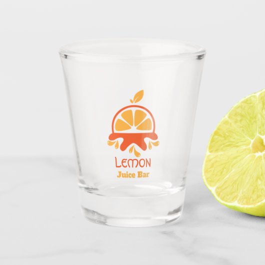 Lemon Juice Bar Shot Glass Shot Glas (Voorkant)