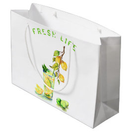 Lemon Juice Cool Drink Lemonade Gift Bag Groot Cadeauzakje