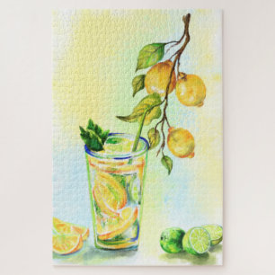 Lemon Juice Cool Drink Lemonade Jigzaag Puzzle Legpuzzel