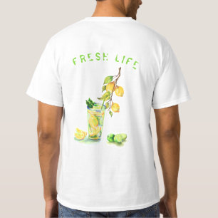 Lemon Juice Cool Drink Lemonade Party T-Shirt