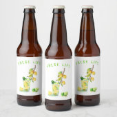 Lemon Juice Cool Drink Lemonade Summer Party Bier Etiket (Flessen)