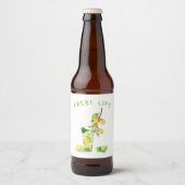 Lemon Juice Cool Drink Lemonade Summer Party Bier Etiket (Voorkant)