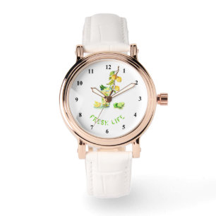 Lemon Juice Cool Drink Lemonade Summer Party Horloge