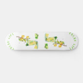 Lemon Juice Cool Drink Lemonade Summer Party Persoonlijk Skateboard (Horizontaal)