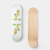 Lemon Juice Cool Drink Lemonade Summer Party Persoonlijk Skateboard (Voorkant)