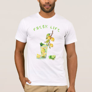 Lemon Juice Cool Drink Lemonade Summer Party T-shirt
