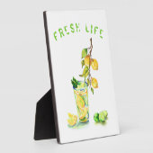 Lemon Juice Cool Drink Lemonade Summer Plaque Fotoplaat (Zijkant)