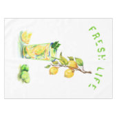 Lemon Juice Cool Drink Lemonade Tablecloth Gift Tafelkleed (Voorkant (Horizontaal))