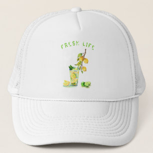 Lemon Juice Cool Drink Lemonade Trucker Hat Pet