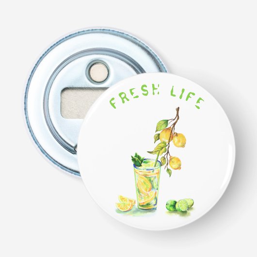 Lemon Juice Drink Lemonade Party Bottle Opener (Voorkant)