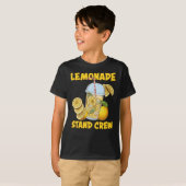Lemon Juice Summer Refreshing Lemon stand Crew T-shirt (Voorkant volledig)
