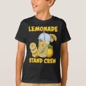 Lemon Juice Summer Refreshing Lemon stand Crew T-shirt (Voorkant)