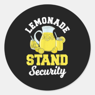 Lemon Juice Summer Ronde Sticker
