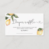 Lemon-kaartenkaartje Informatiekaartje (Voorkant)