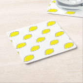 Lemon Kartonnen Onderzetters (Schuin)