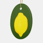 Lemon Keramisch Ornament (Links)