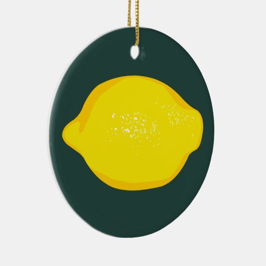 Lemon Keramisch Ornament (Rechts)