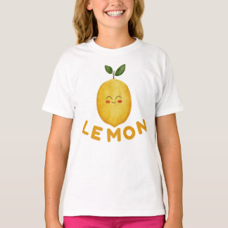 Lemon Kids T-Shirt, Mooie Fruit Shirt voor Meisjes