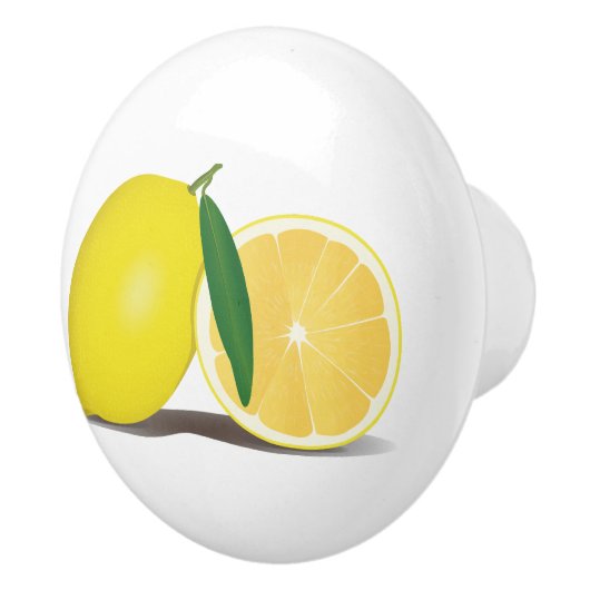 Lemon Kitchen Decor Keramische Knop (Rechts)