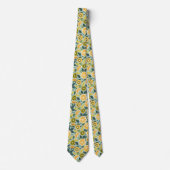 Lemon Kiwi Pattern Men's Necktie  Stropdas (Voorkant)