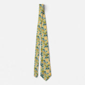 Lemon Kiwi Pattern Men's Necktie  Stropdas (Achterkant)