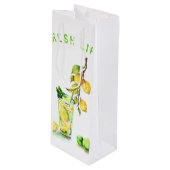 Lemon Koeldrank Feest Wijn Cadeautas - Aangepaste  (Voorkant Gekanteld)