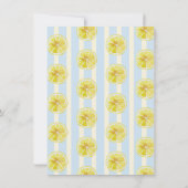 Lemon La Dolce Vita Verjaardag Gestreept Kaart (Achterkant)