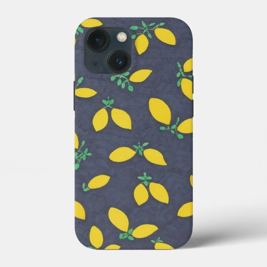 Lemon laat voedselkunstpatronen vallen Case-Mate iPhone case (Achterkant)