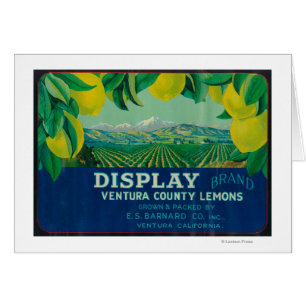 Lemon LabelVentura, CA