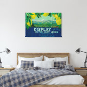 Lemon LabelVentura, CA Canvas Afdruk (Insitu (Slaapkamer))