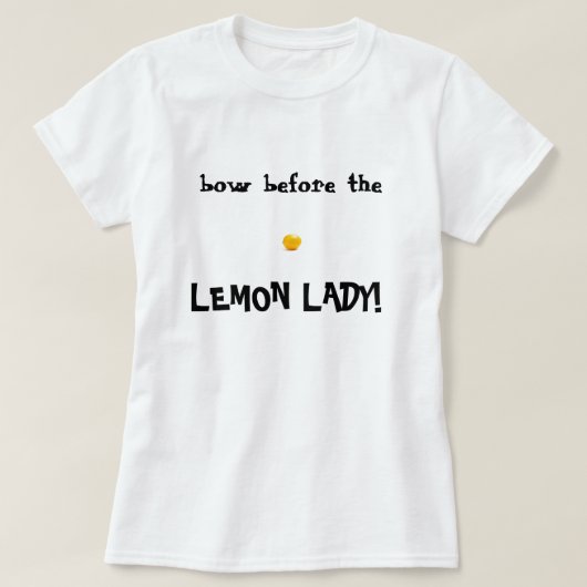 LEMON LADY shirt (Design voorkant)