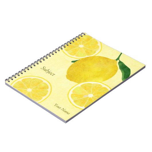 Lemon-laptop Notitieboek (Linkerzijde)