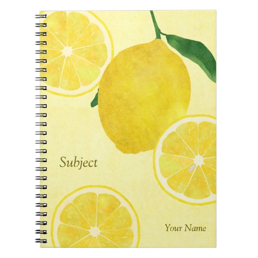 Lemon-laptop Notitieboek (Voorkant)