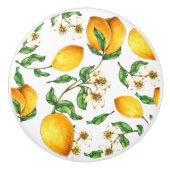 Lemon Leaf Fruit Keramische Knop (Voorkant)