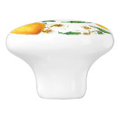 Lemon Leaf Fruit Keramische Knop (Zijkant)
