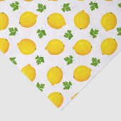 Lemon Leaf Fruit Pattern-deduplicatiedocument Tissuepapier (Detail)