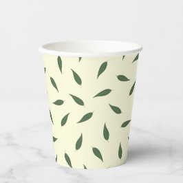 Lemon Leaves Papieren Bekers