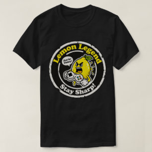 "Lemon Legend" Gaming Eetwaar Woordspeling Vintage T-shirt