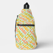 Lemon Lemon Retro Duffle Bag Sling Bag (Voorkant)