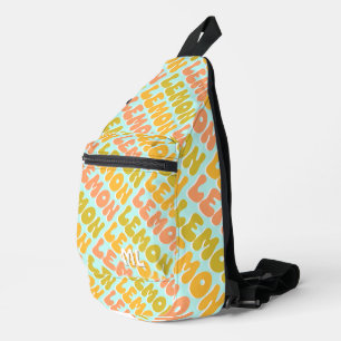 Lemon Lemon Retro Duffle Bag Sling Bag