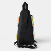 Lemon Lemon Retro Duffle Bag Sling Bag (Achterkant)