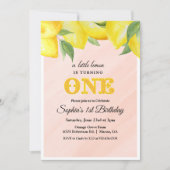 Lemon Lemonade Eerste Uitnodiging (Voorkant)