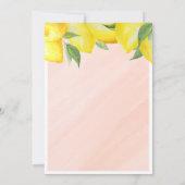 Lemon Lemonade Eerste Uitnodiging (Achterkant)