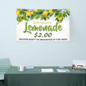 Lemon Lemonade Stand Fundraiser Spandoek (Beurs)