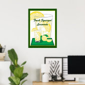 Lemon Lemons Lemonade Fresh Squeezed 20x18 Poster (Thuiskantoor)